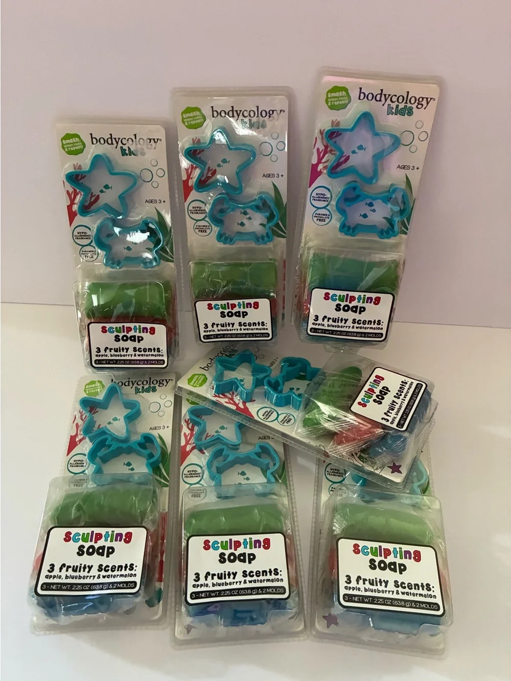 Kids sculpting scented soap